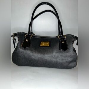 Euc Calvacanti calf hair patent leather satchel bag